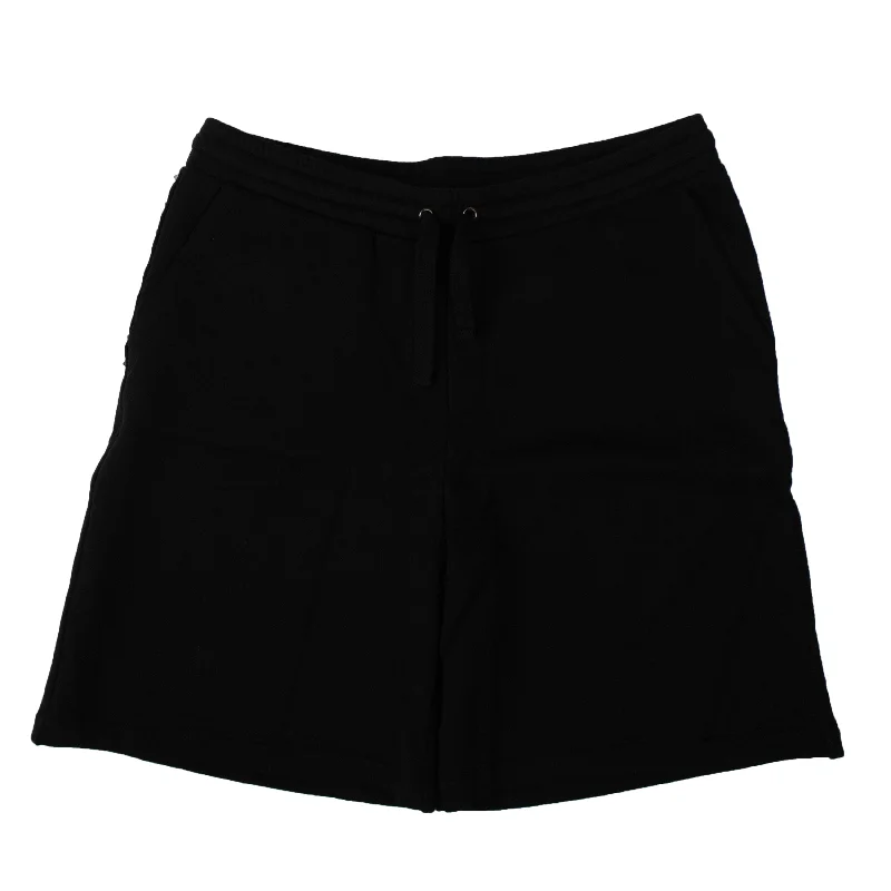 Black Studded Fianchi Bermuda Sweatshorts