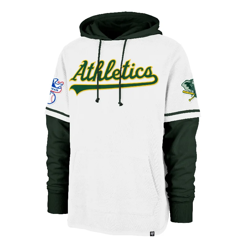 OAKLAND ATHLETICS COOPERSTOWN TRIFECTA '47 SHORTSTOP PULLOVER HOOD