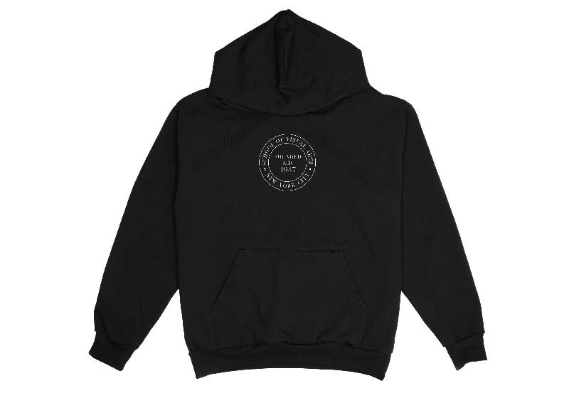 SVA Embroidered Diploma Seal Logo Hoodie (Multiple Colors)