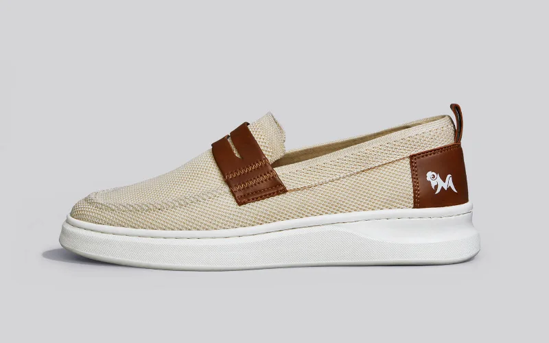 Brunch Loafers : Ivory/Tan