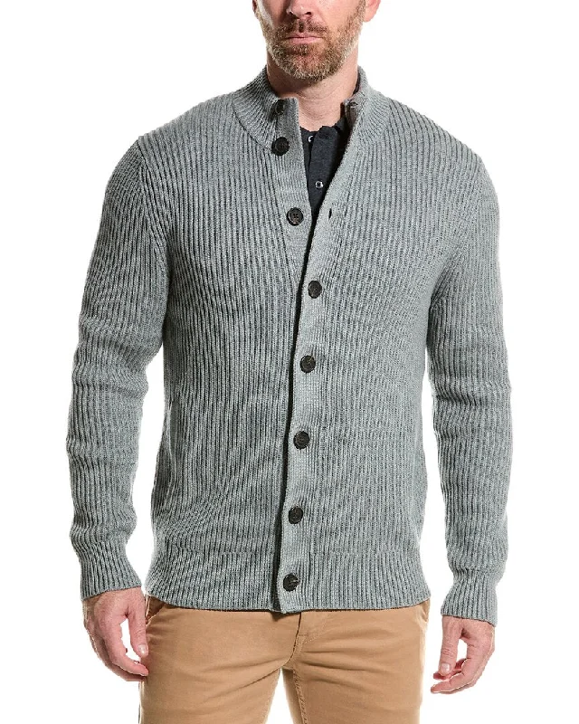 Brooks Brothers Mock Neck Cardigan