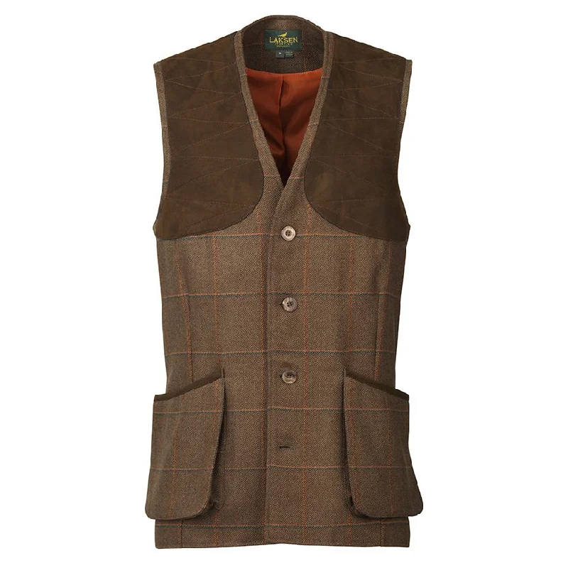 Laksen Men's Crannog Tweed Leith Shooting Vest